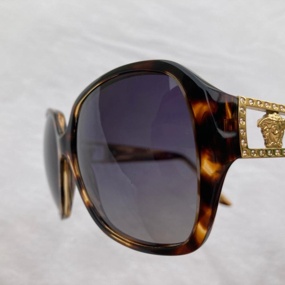 VERSACE Women MOD. 4242-B 5025/13 Tortoise Brown Gems/Brown Sunglasses - Picture 4 of 17